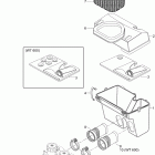 Skandic WT 600 02- air intake system wt 600