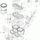 Skandic 600 SUV 01- cylinder and cylinder head 600 suv