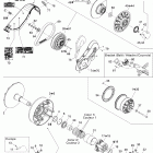 Summit Adrenaline 800R Привод вариатора