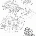 MX Z Trail 500SS Картер , водяной и масляный насос