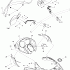 MX Z X 800HO PTEK Ветровое стекло и консоль