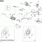 MX Z Trail 500SS 06- hydraulic brakes trail