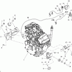 Skandic Tundra V-800 Двигатель и крепление