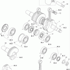 Expedition TUV 600 HO SDI Коленвал и поршни