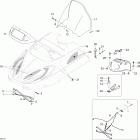 Skandic LT 440F 09- cab and console