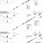 MX Z 500SS Trail & Adrenaline 08- take apart shock, rear 1 (500)