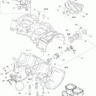 Skandic 600 WT Картер , водяной и масляный насос