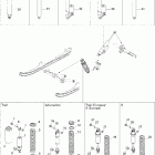 MX Z 600 HO Adrenaline 08- rear suspension shocks 600