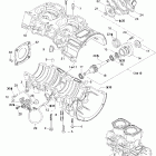Summit 600 HO SDI, Adrenaline Картер , водяной и масляный насос