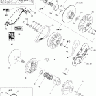 GSX 550F 05- pulley system gsx 550f
