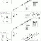 MX Z 800 HO Renegade & Renegade X Амортизатор в разборе задний