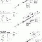 MX Z 500SS Trail & Adrenaline 08- take apart shock, rear 2 (500)