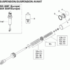 MX Z 550F 07- take apart shock, front europe