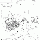 GSX 600 HO SDI Двигатель и крепление
