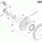 MX Z 600 HO Adrenaline 04- rewind starter 593ho