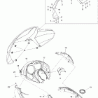 MX Z 600 HO SDI Adrenaline & X 09- windshield and console adr