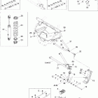 Expedition 550F Передняя подвеска и лыжи