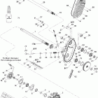 MX Z 440 Racing Приводная система
