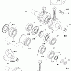 Summit 600 HO SDI, Adrenaline Коленвал и поршни