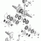 MX Z 1000 SDI Renegade X Коленвал и поршни