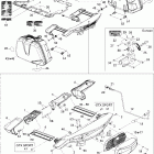 GTX 600 HO SDI Багажник задний