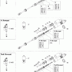 MX Z 500SS Trail & Adrenaline 07- take apart shock, front 500 trail