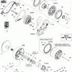 MX Z 600 HO SDI Adrenaline & X 05- pulley system x