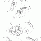 MX Z 500SS Trail & Adrenaline 09- windshield and console trail & adrenaline