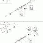 Mach Z 1000 SDI Амортизатор в разборе задний