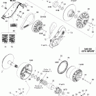 GTX 500SS 05- driven pulley 500ss