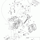 GSX 800 HO 01- engine and engine support, 800ho
