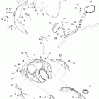 GTX 600 HO SDI Стекло ветровое и консоль