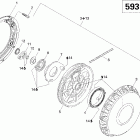 Summit 600 HO 04- rewind starter 593ho