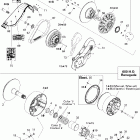 MX Z 600 HO Renegade 05- pulley system 600 ho