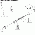 MX Z 380F 07- take apart shock, front 380f europe