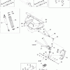 Expedition 550F Передняя подвеска и лыжи