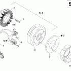 Summit 600 HO 03- magneto 593ho