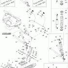 Mach Z 1000 SDI Передняя подвеска и лыжи