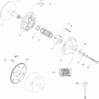 Skandic 550F SUV 05- drive pulley 550