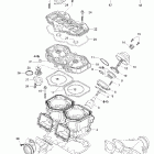 GTX 500SS Цилиндр 593, выпускной коллектор и можностной  клапан