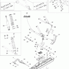 Summit 550F Передняя подвеска и лыжи