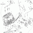 MX Z 380F 01- engine and engine support 380f