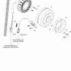 Legend 600 HO SDI 03- magneto (12v, 480w)