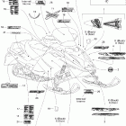 MX Z 800 HO Adrenaline & X 09- decals (x)