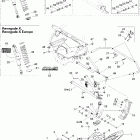 MX Z 600 HO Renegade Передняя подвеска и лыжи