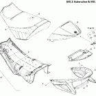 MX Z 500SS Trail & Adrenaline 09- seat adrenaline, trail