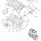 Legend 600 HO SDI Картер , водяной и масляный насос