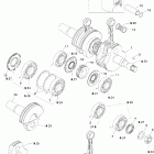 Skandic 600 WT Коленвал и поршни