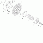 Skandic 600 SUV Ведомый шкив