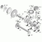 Elite 1500 1st Edition Коленвал и поршни